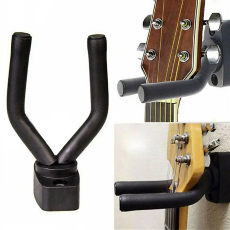1/5X Guitar Wall Mount Bracket Hanger Soft Rubber Foam Padded Hook Holder Storage Holders | Дом и сад