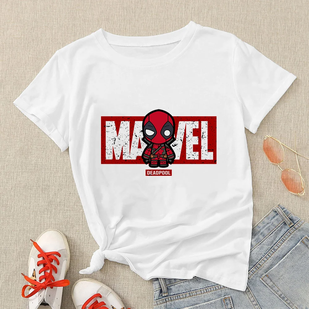 

MARVEL T-Shirt New Fashion Short Sleeves Casual Tshirt Women Marvel T Shirts Unisex Women Tops Tees Girlfriend Gift Dropship Top