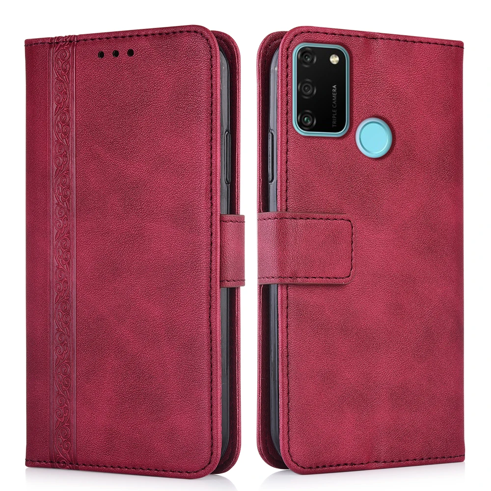 Кожаный чехол портмоне с застежкой для Huawei Y5P Y6P Y8P Nova 3 3i 5/5t 5i Honor 9S 9C 9A 9X 8X 8C 8A 8S Prime 7A