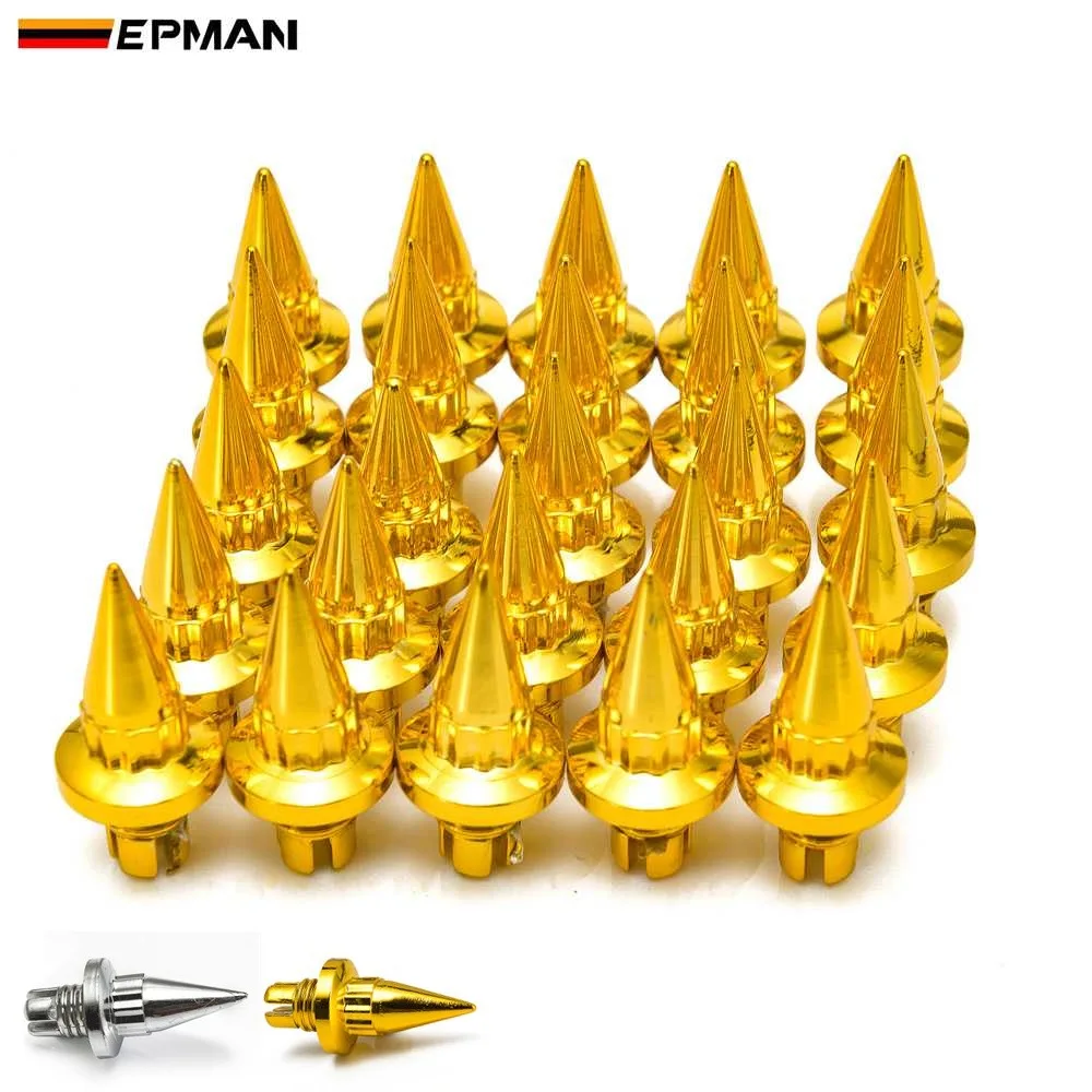 EPMAN-25 шт./лот пластиковые шипы колеса заклепки для колеса Крышка колесных дисков губы винт болт шины EPAS056G