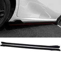 loyalty for 2018 2020 toyota camry side skirt gloss black extension sport lip rocker panel car accessories