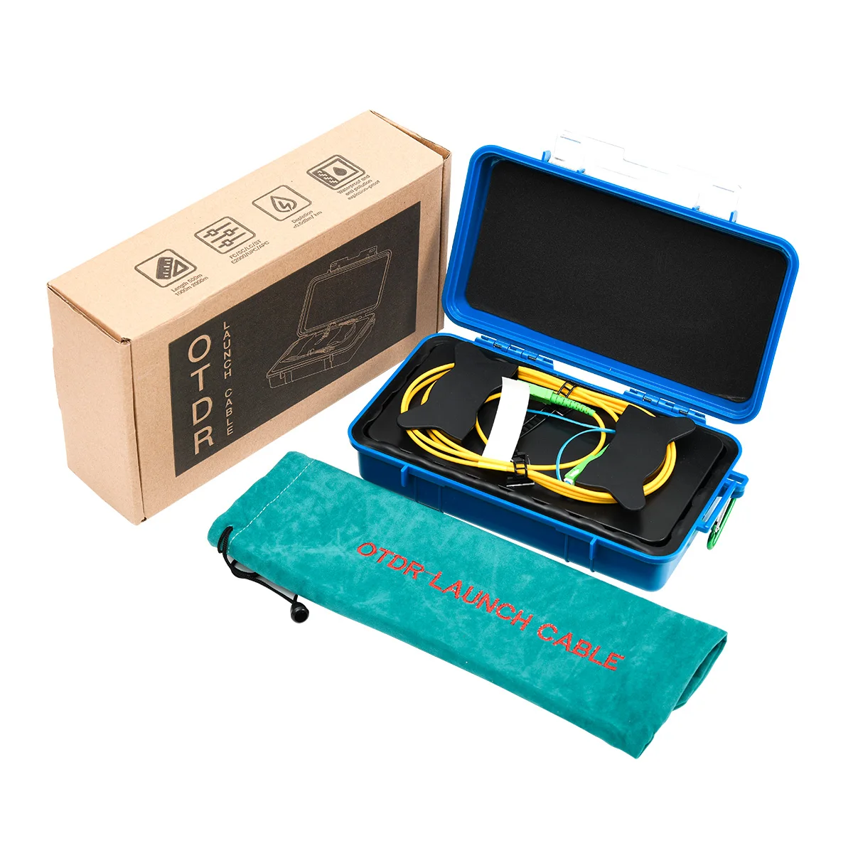 

OTDR Launch cable Box OM2 500M 50/125um OTDR Dead Zone Eliminator Fiber Rings