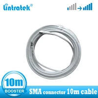 lintratek sma connector 10 cable for signal booster low loss 3d high quality sma female to sma male connector