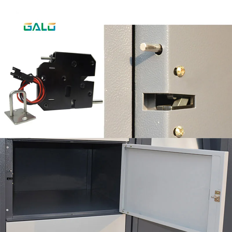 Электрический врезной замок 12 В электромагнитный легкая в установке selfelastic