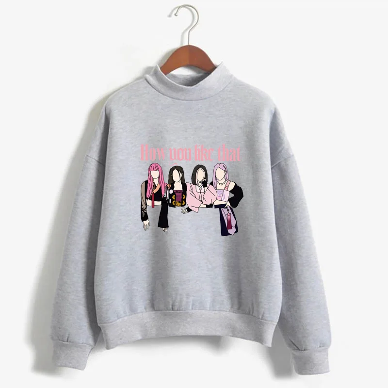 

Korean Style How You Like That Hoodies Sweatshirts Women Female Harajuku Pullover Cute Hoodie Kawaii Clothes Woman Streetwear
