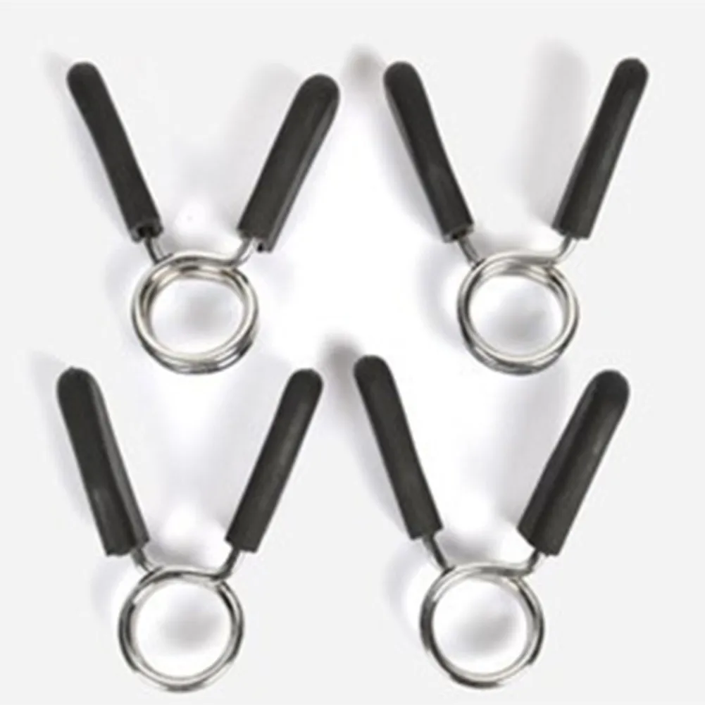 

Training Barbell Spring Collar Yoga 4pcs Fitness Fittings Gym Heavy Duty