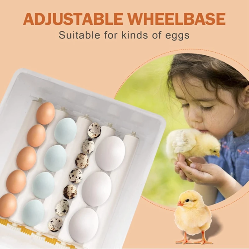Egg Incubator 16 Fully Automatic Poultry Hatcher Machine With Temperature Control Function For Chicken Goose EU Plug | Дом и сад
