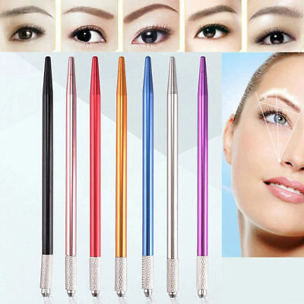 Классический ручной карандаш для татуажа бровей туманный и губ стойкий