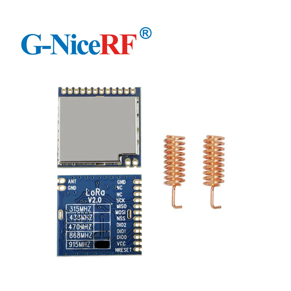 2 шт./лот LoRa1276 100 мВт SX1276 чип SPI интерфейс чувствительность 139 дБм 915 МГц 4 км