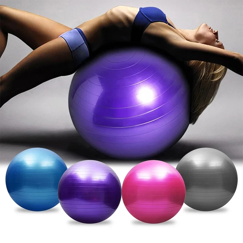 

Sports Yoga Balls Explosion-Proof Fitness Gym Balance Fitball Exercise Pilates Workout Massage Ball 25cm/45cm 55cm 65cm 75cm