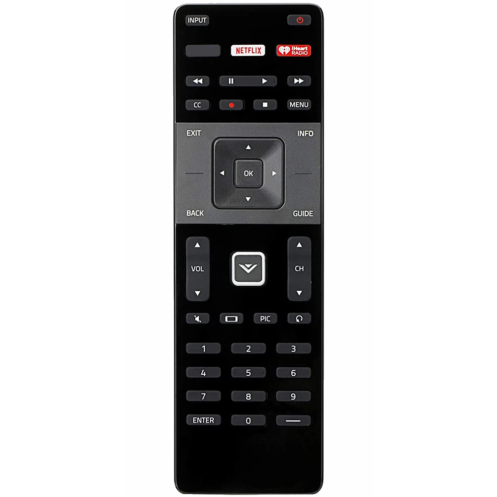 

XRT112 XRT122 TV Remote Control HD LCD Smart TV Replacement for Vizio Silicon Button Universal Remote for Netflix IHeartRadio