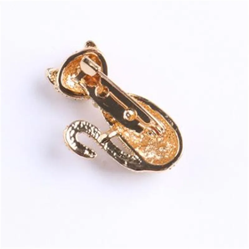 

Retro Luxury Style Pins For Clothes Men and Women Kitty Metal Pin Badge On Backpack Bag Clothing Collar Jeans Gifts Brooch