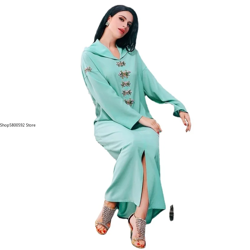 

Мусульманский цветочный кафтан свободные хиджаб платье Рамадан ИД 2021 Дубай абаи кафтан турецкий Исламская одежда для женщин