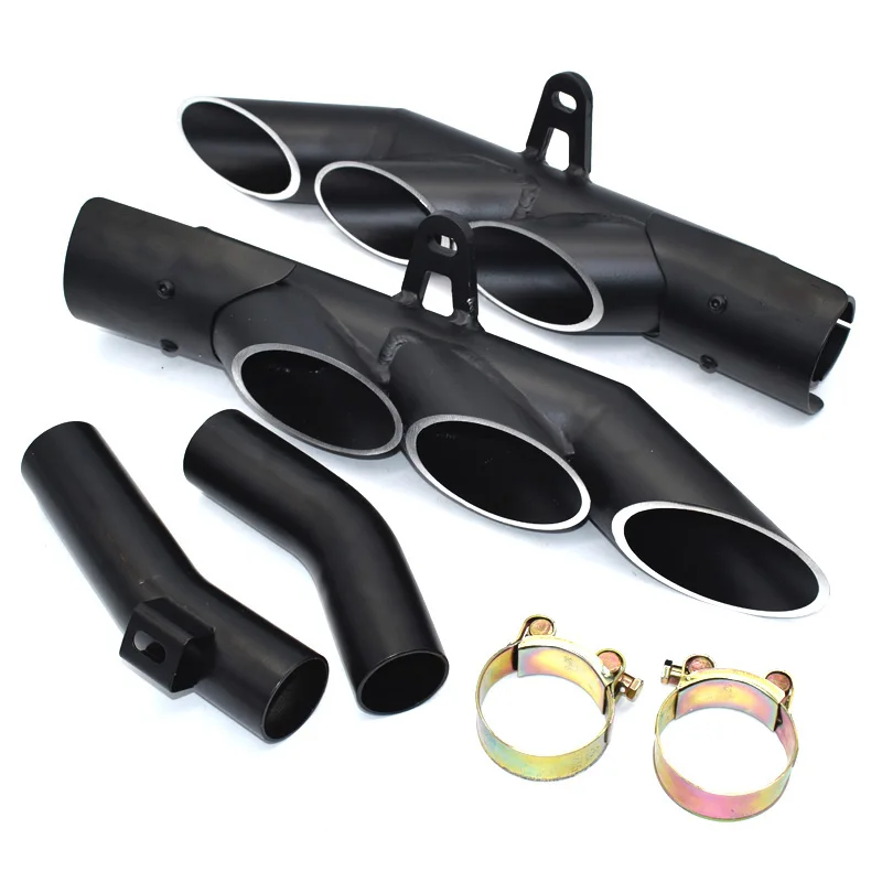 

For Kawasaki Z1000 2010-2016 Motorcycle Exhaust Muffler Middle Pipe Link Connect Escape moto full system with two exhaust