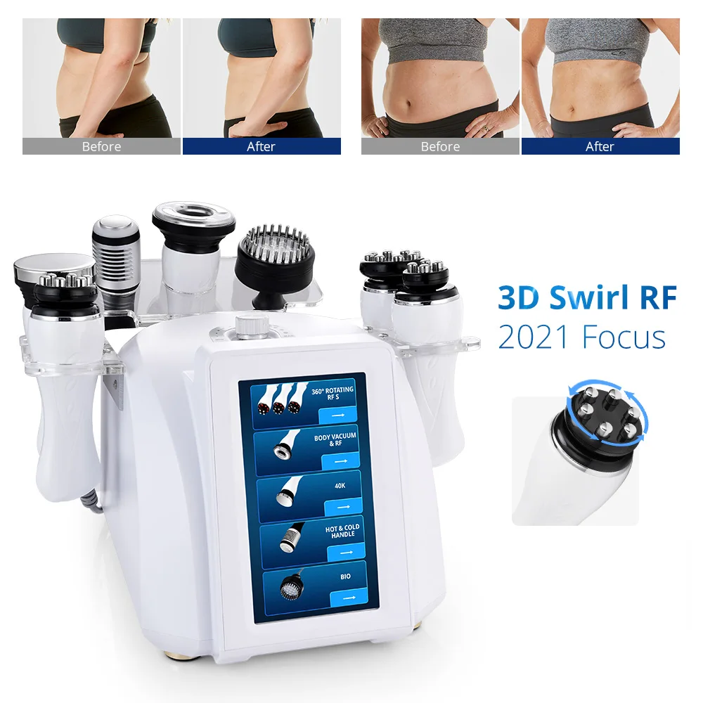 

8 in 1 360° Automatic 360°Rotating Octupole RF 40K Unoisetion Cavitation Ultrasonic Photon Body Massage Slimming Beauty Machine