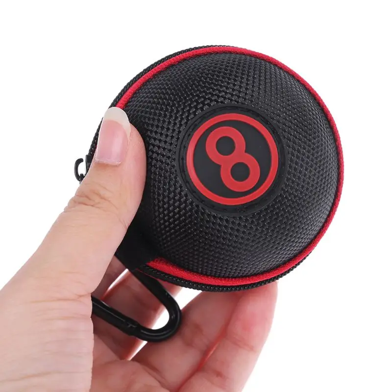 

OOTDTY Portable Billiard Cue Ball Bag Carrying Pool Training Balls Case Holder Billiards Protector Accessory