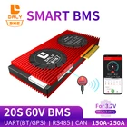 Daly Smart BMS 20S 60V LiFepo4 батарея 150A 200A 250A Bluetooth + 485 к USB устройству + CAN + NTC + UART для электромобиля, электровелосипеда
