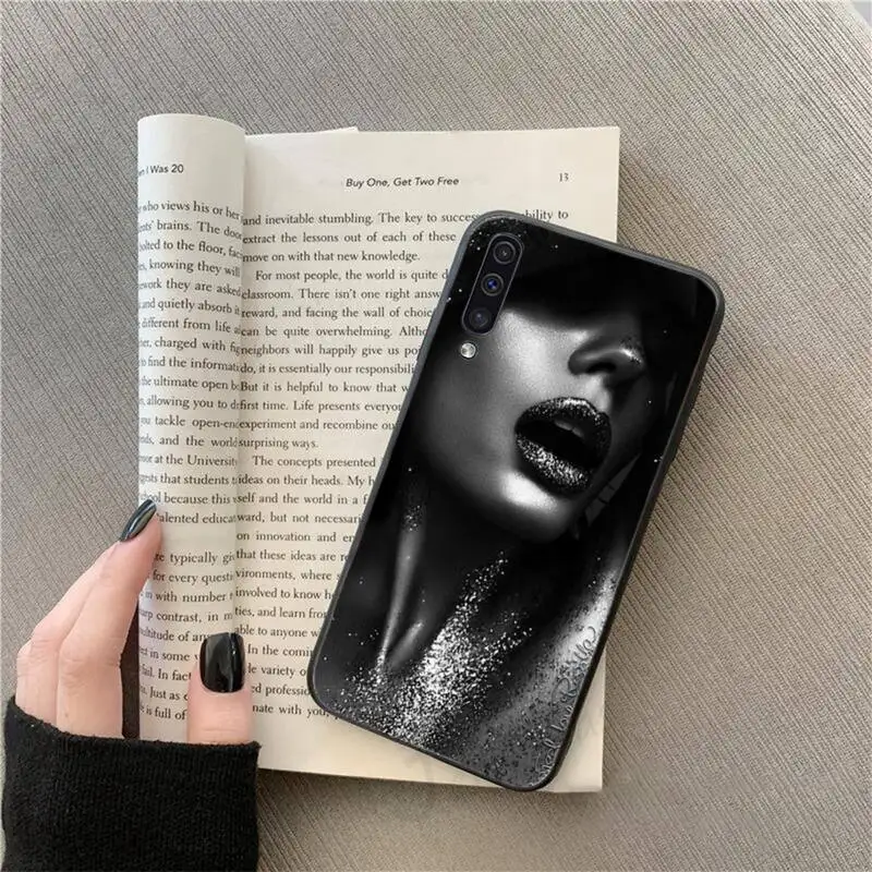 

Makeup red lips girl Lipstick Phone Case For Samsung galaxy S 9 10 20 A 10 21 30 31 40 50 51 71 s note 20 j 4 2018 plus