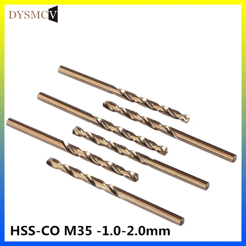 

Спиральные сверла DYSMCV 10 шт., набор 1.0-1.9 мм