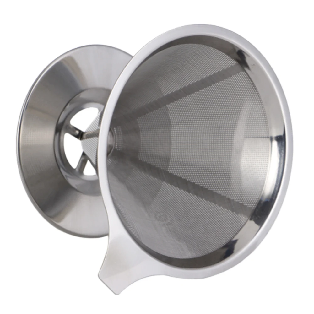 Налейте кофейник с воронкой подставкой для чашки конусный фильтр повторного