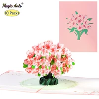 10 pack pop up flower card 3d greeting cards for valentines day get well mothers day birthday anniversary sympathy wholesale