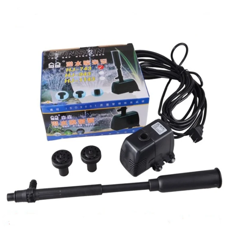 

220V Aquarium Fountain Pump Garden Pond Fountain Maker Oxygen Circulation Submersible SUNSUN Aquarium Water Pump for Pond 3 Mode