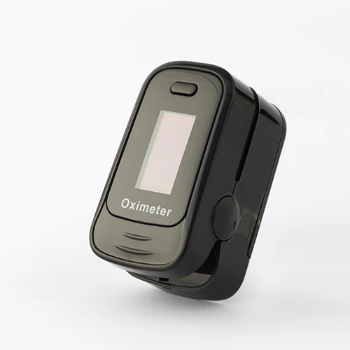 Andriod iOS APP Bluetooth 4,0 OLED на палец Пульсоксиметр Пальчиковый Пульсоксиметр Пульсо крови Кислород SpO2 монитор сатурации - Цвет: black