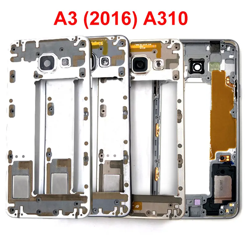 Высокое качество ЖК средняя передняя рамка Шасси Корпус для Samsung Galaxy A3 2106 A310 Ремонт Часть