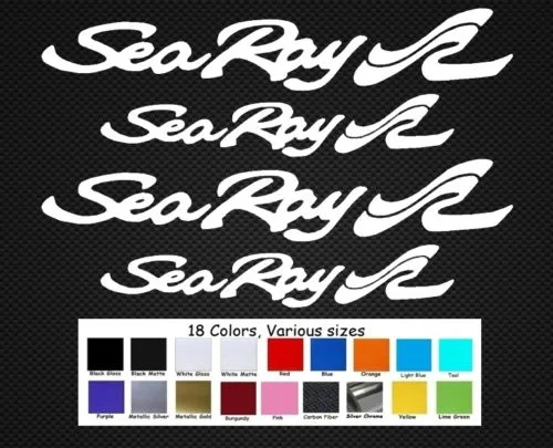 

For 2Pcs Sea Swirl Boats Decal Set Stickers 12"/9" Fishing Baitcaster Swim Bait Outboard Car Styling