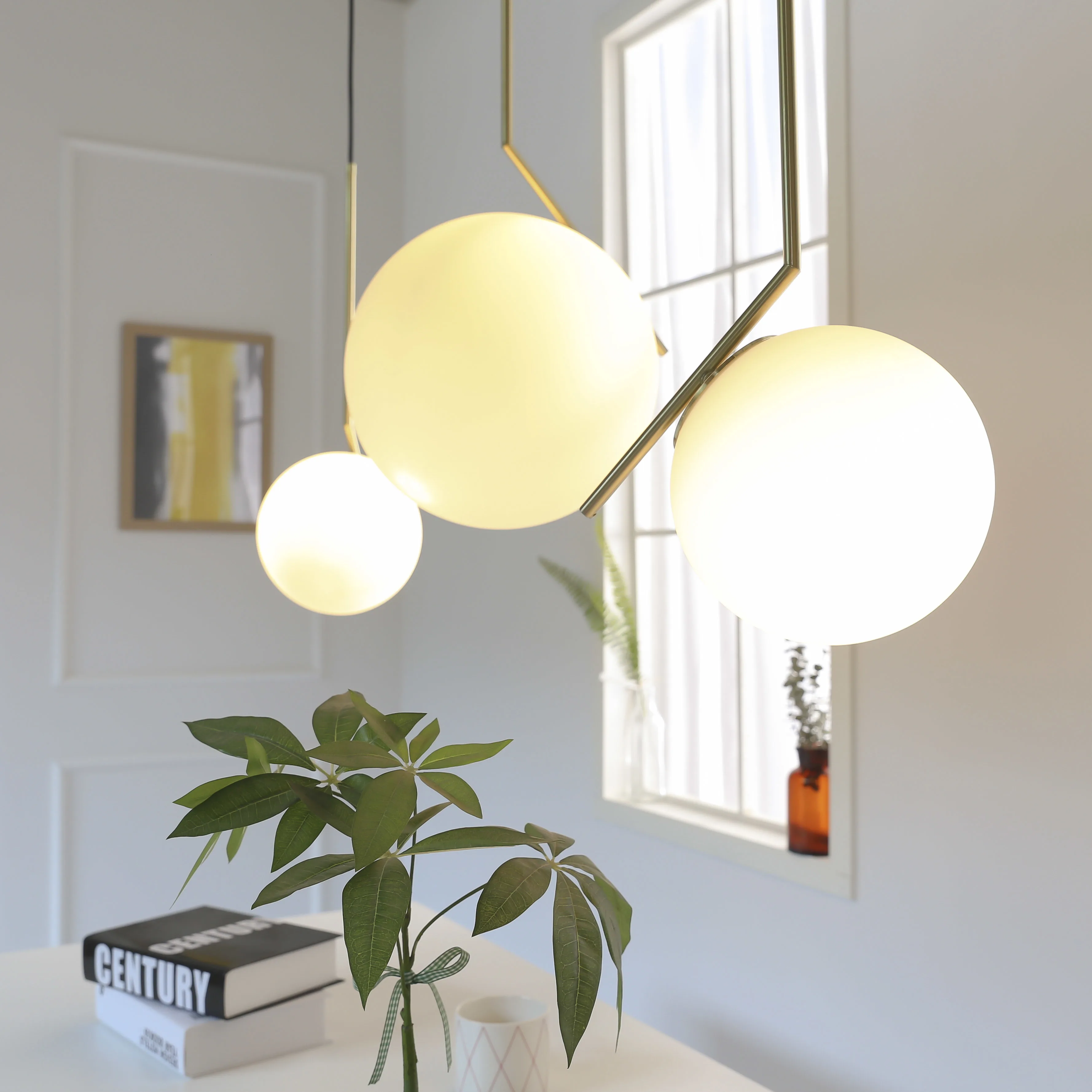 Внутренний светильник с электрическим источником питания фотолюстра для кухни в