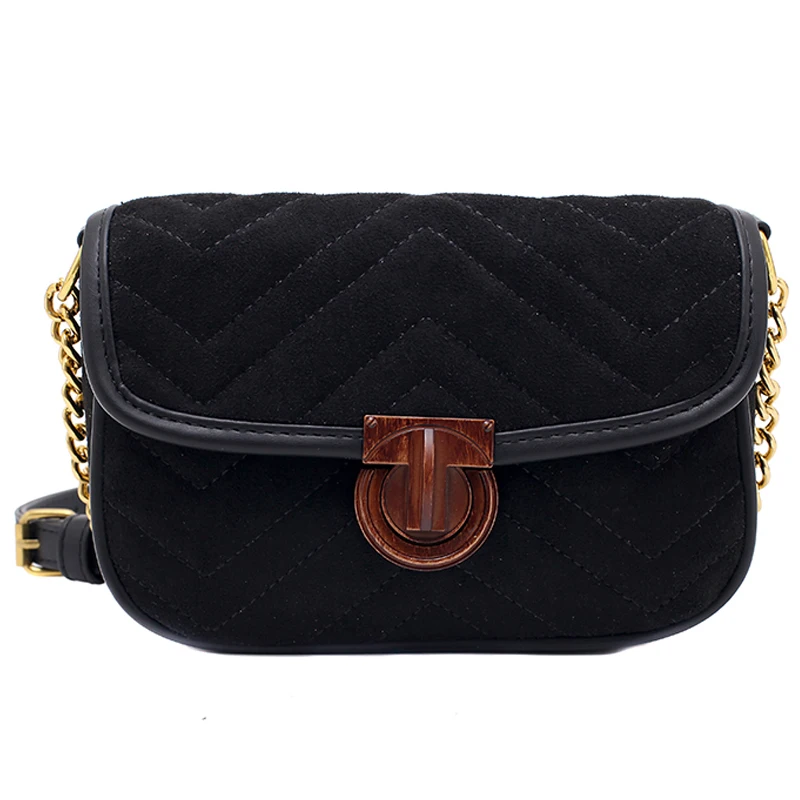 

Luxury Beautiful Design Women's Famous Brand Chain Handbag Female 2021 Mini Scrub Leather Crossbody Over Shoulder Bag