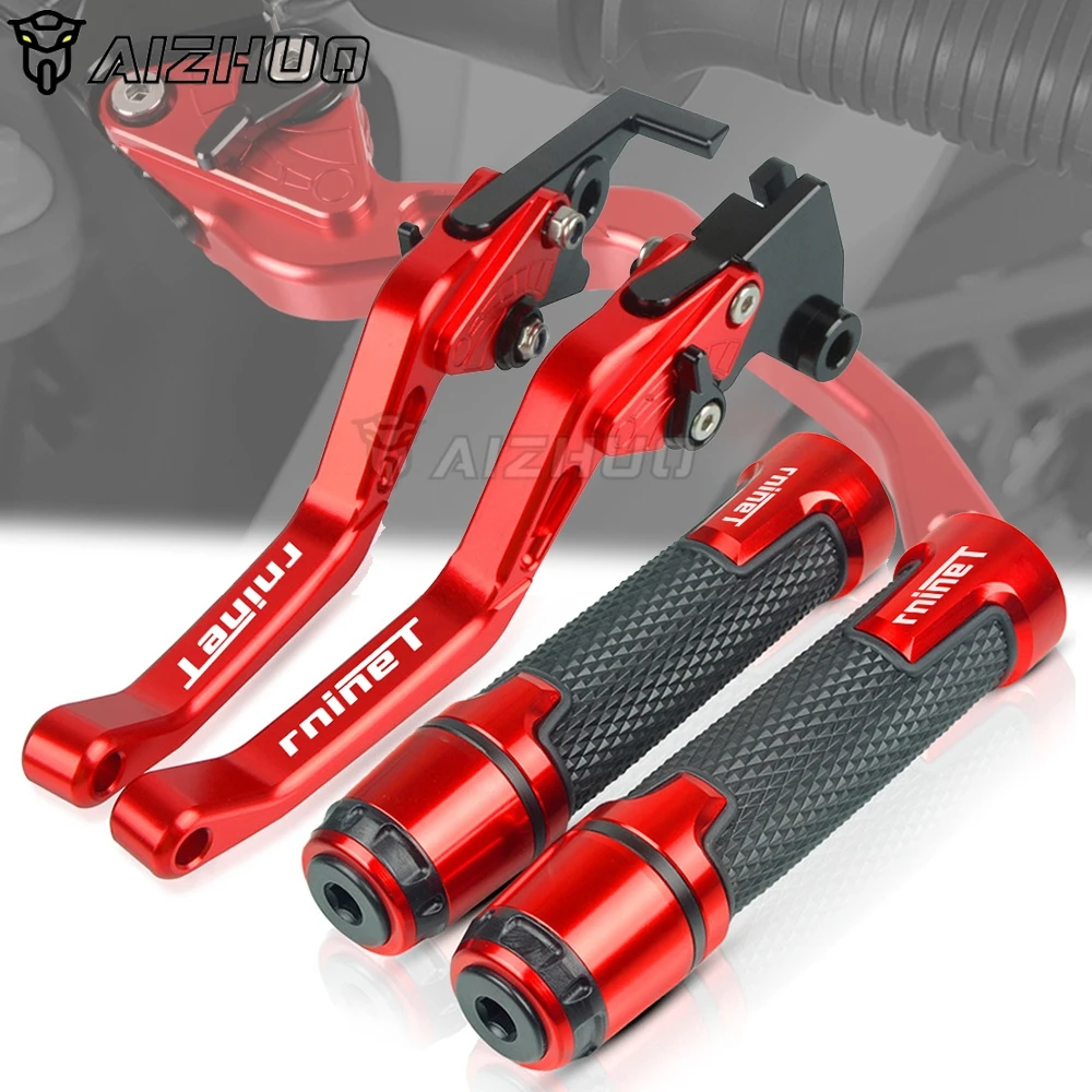 

Для BMW RNINET Rninet 2014 2015 2016 мотоциклетные короткие рычаги тормозной муфты CNC алюминиевые ручки наконечники RNineT Logo