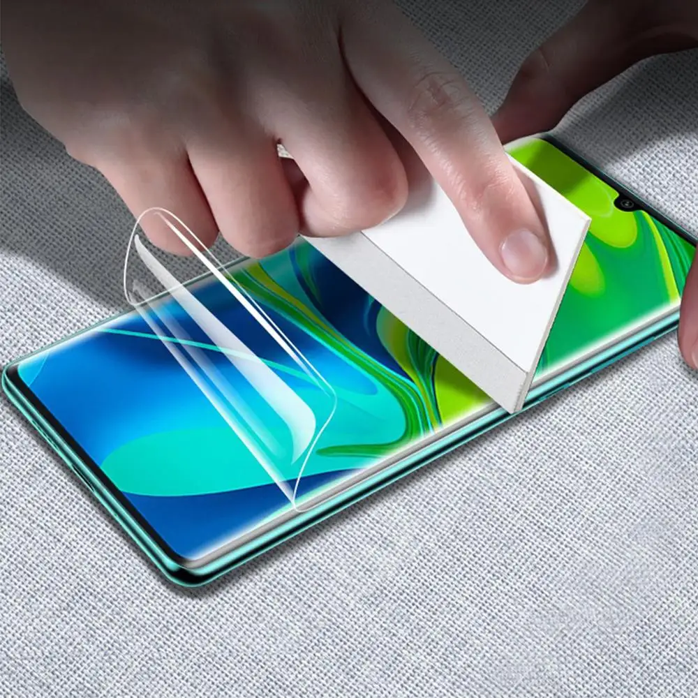 Гидрогелевая Защитная пленка для Xiaomi Mi Note 10 lite Redmi 8 8T 9 9S K40 Poco X3|Защитные стёкла и