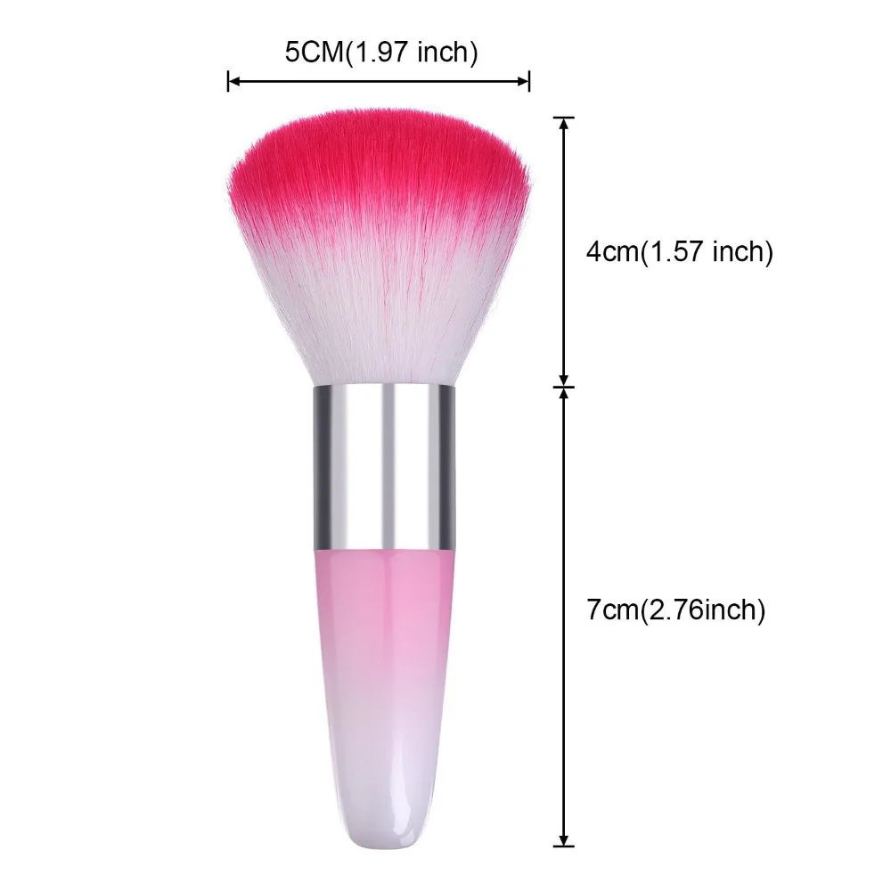 

1Pc Soft Nail Art Dust Remover Powder Brush Cleaner For Acrylic And Makeup Powder Blush Brushes Manicure Dust Clean Tool