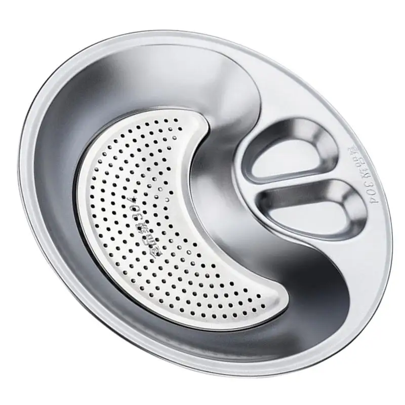 

1 PC Rust-proof Pastry Plate Dinning Plate Durable Useful Dumpling Plate Draining Plate for Kitchen