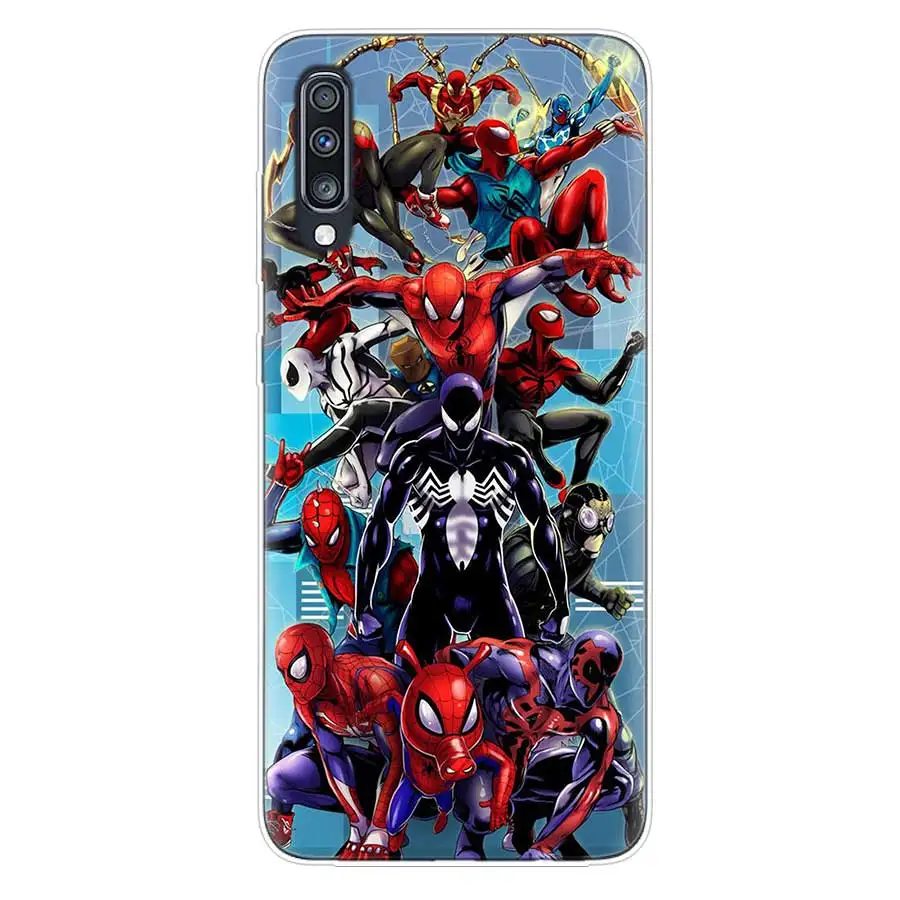 Чудо &quotЧеловек-паук&quot бампер печать силиконовый чехол для телефона samsung S9 S8 A6 A8 J4