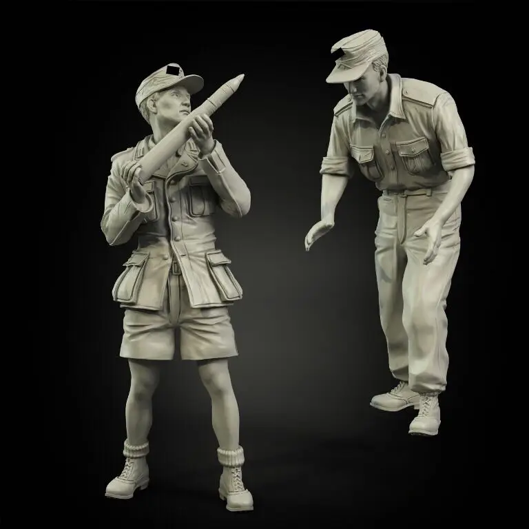 

1/35 фигурка модели из смолы GK, несобранный и Неокрашенный комплект
