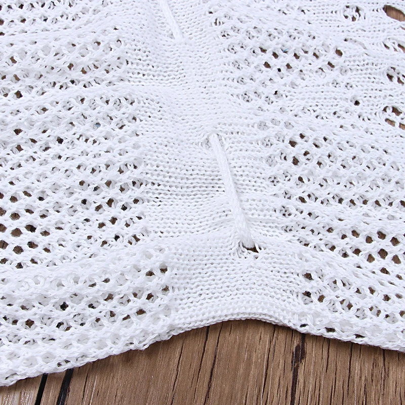 Женское сексуальное бикини с V образным вырезом вязаный пуловер открытой спиной