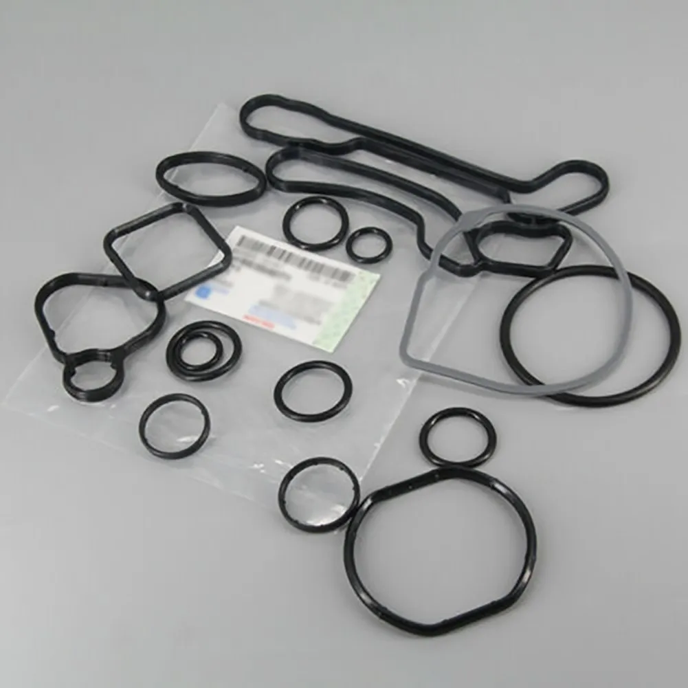 93186324 55354071 For Chevrolet Cruze Aveo Engine Oil Cooler Gasket Seal Suit Radiator Repair Kit Car Accessories | Автомобили и