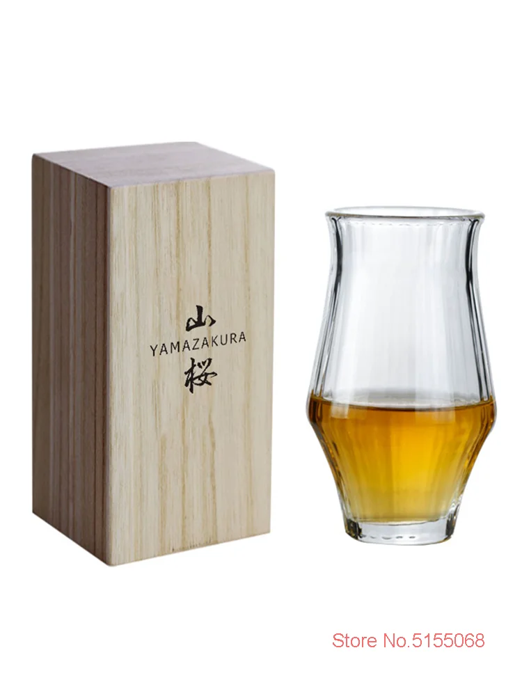Japanese Style Tulip Cognac Brandy Copita Nosing Glass Whiskey Tumbler Whisky Snifters Liquor Sake Shot Glass Wine Tasting Cup