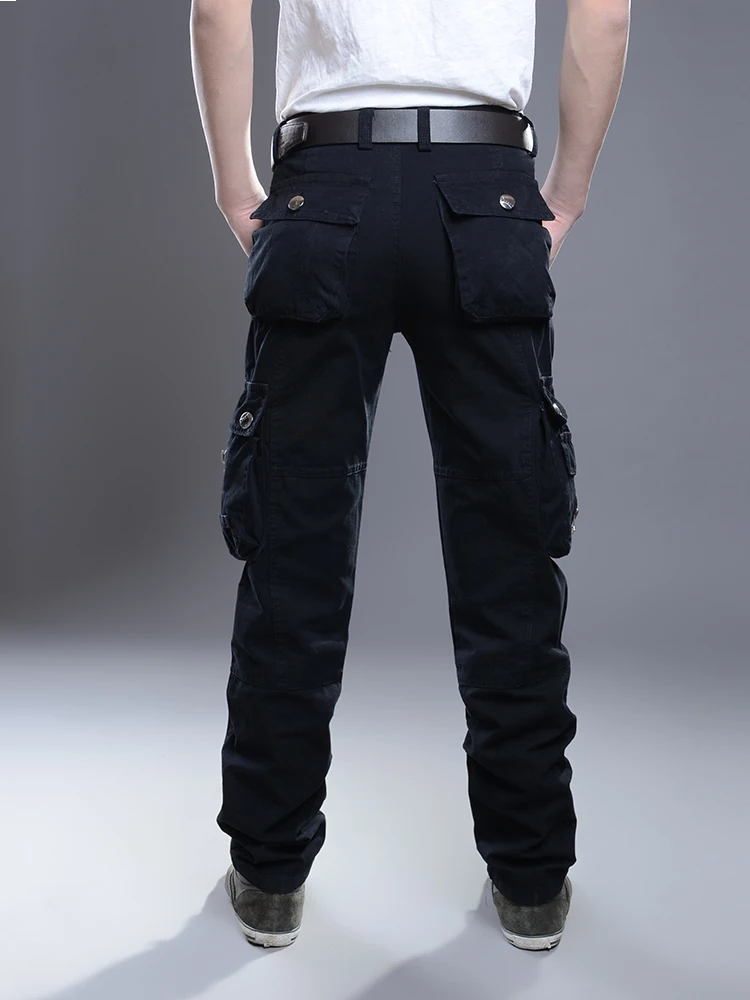 Новые брюки карго для мужчин Мешковатые повседневные штаны мужские комбинезоны
