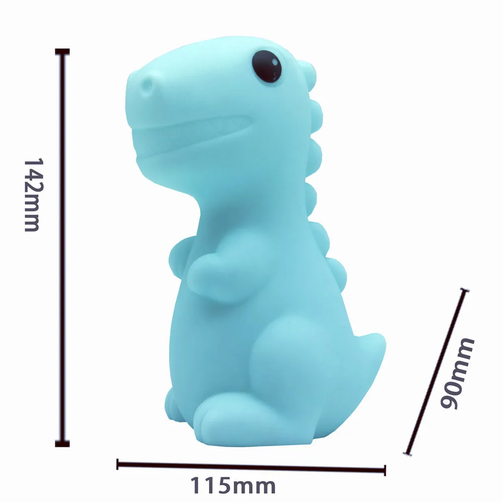 

Led Dinosaur Night Light Cute Small Animal Color Lantern Family Living Room Cute Decoration Children Christmas Gift Table Lamp