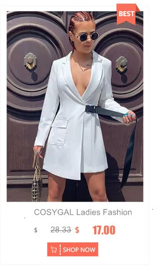 COSYGAL, двубортный Сексапильный пиджак с длинным рукавом, зима-осень, Длинный блейзер для женщин, Офисная Ночная куртка, Женское пальто