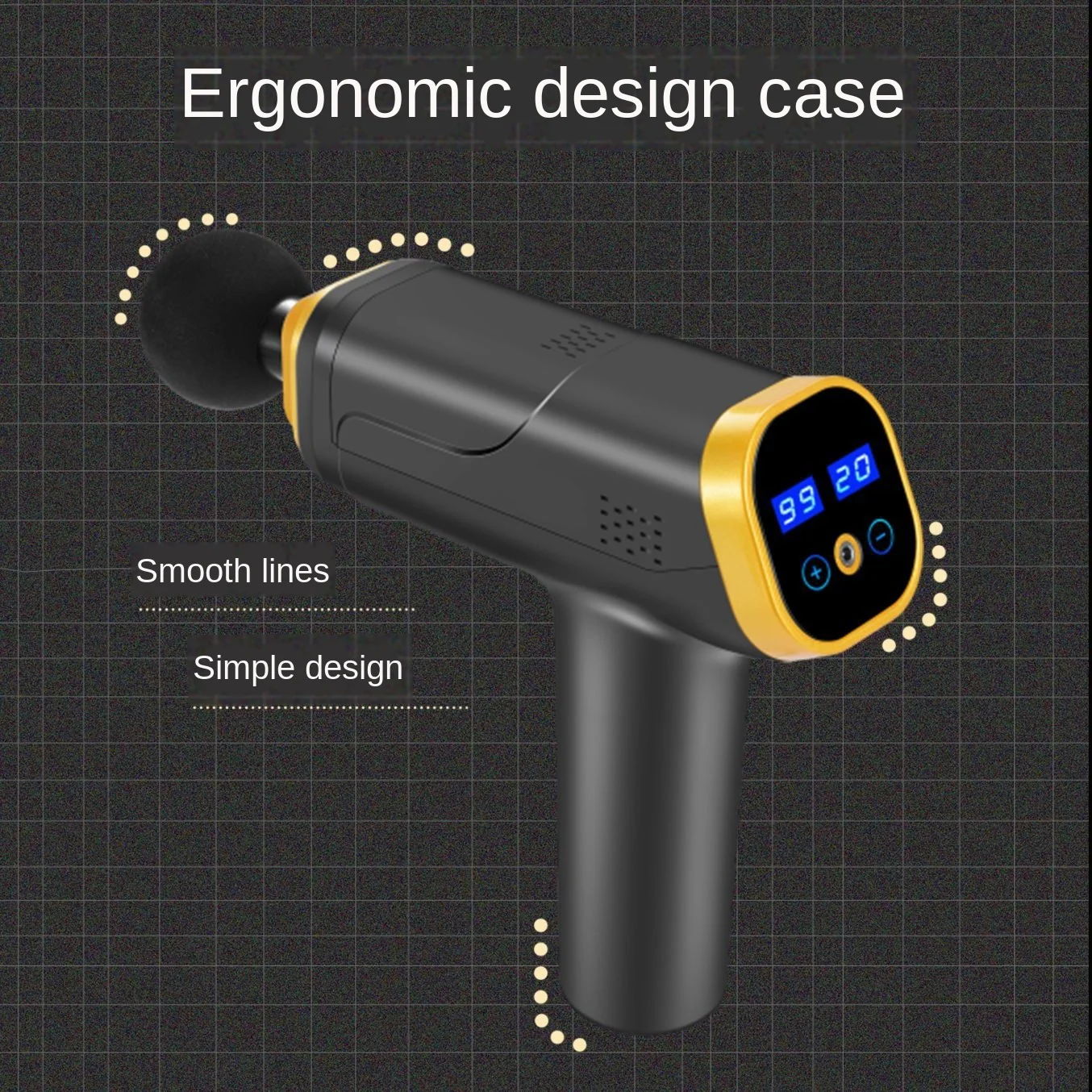 Фасция глубокая ткань мышечный массажный пистолет 6 передач перкуссионный