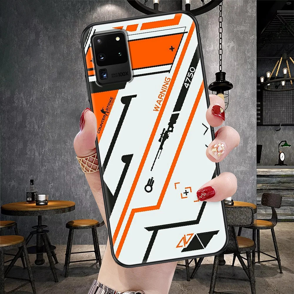 Чехол CSGO cs go для телефона Samsung Galaxy Note 4 8 9 10 20 S8 S9 S10 S10E S20 Plus UITRA Ультрачерный