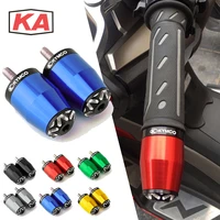 for kymco xciting 250 300 400 400s 500 downtown dt 200i 300i 350i 125 200 350 k xct ak550 motorcycle cnc handlebar grips end