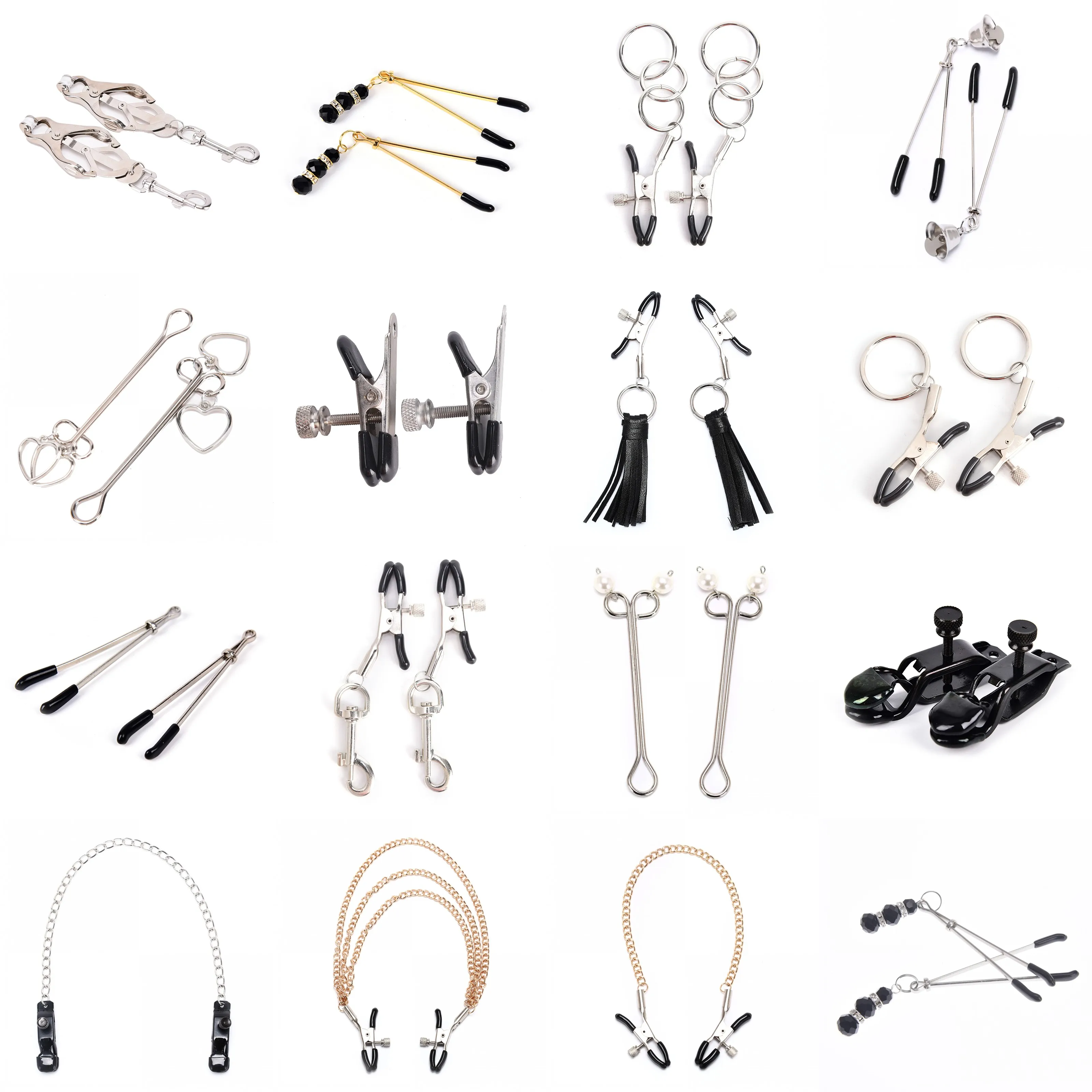 1 пара зажимы для сосков груди|Игры взрослых| |