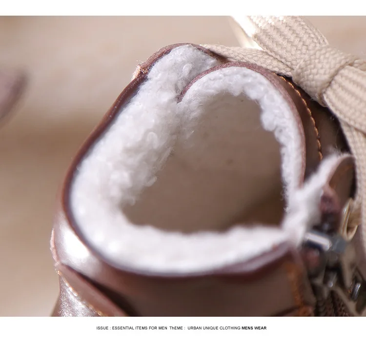 Осенне-зимние новые детские ботинки Мартенс удобная теплая детская модная