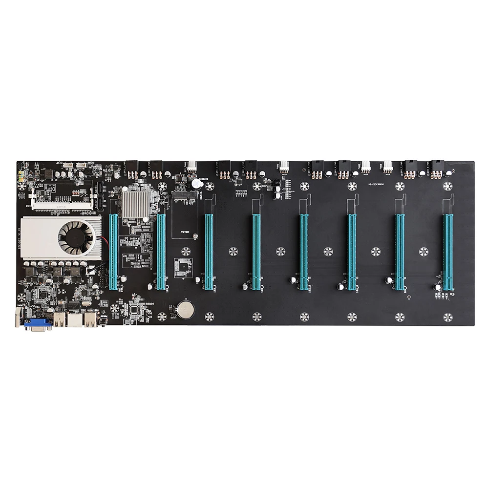 

BTC-S37 Pro Материнская плата 8 pcie 16X видеокарта Sodimm Ddr3 Sata3.0 Поддержка Vga + HDMI-Совместимость с аксессуарами для майнинга BTC