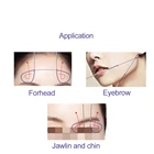 1 шт. в упаковке, Абсорбирующая проволока Deenora для подбородка для бровей, лисы, глаз